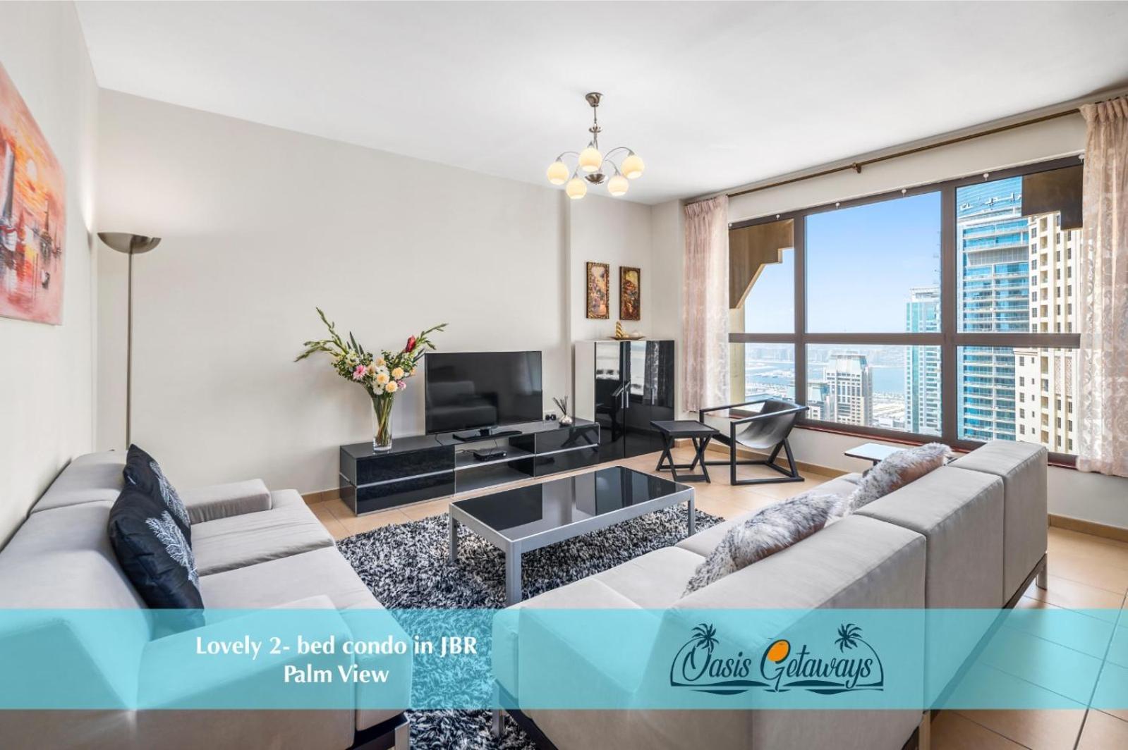 Lovely 2-Bed Condo In Jbr - 5 Mins From Beach - Palm View! Dubai Ngoại thất bức ảnh